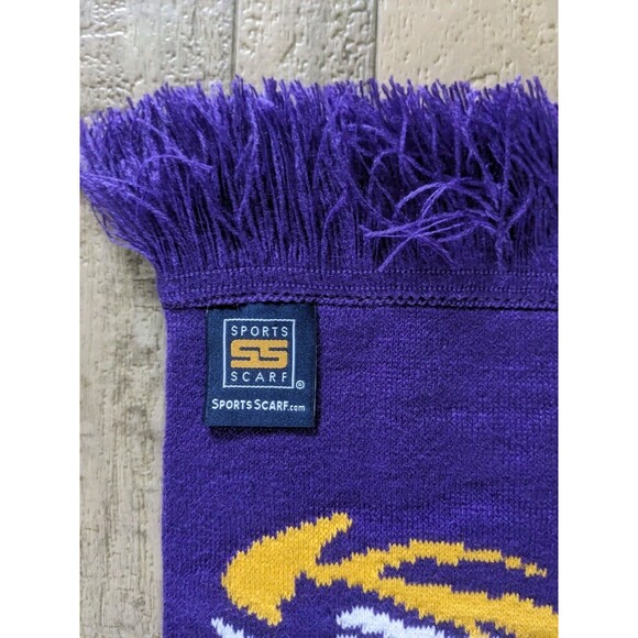 2020 Clemson Tigers Vs LSU Tigers National Championship Two Sided Knit Scarf A+ - Picture 10 of 11